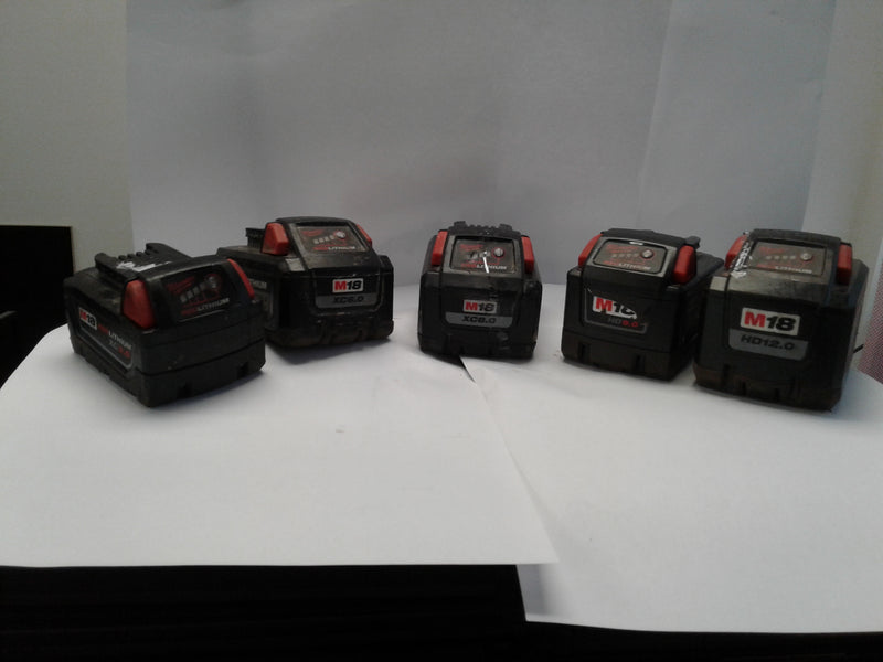 Used Milwaukee Batteries